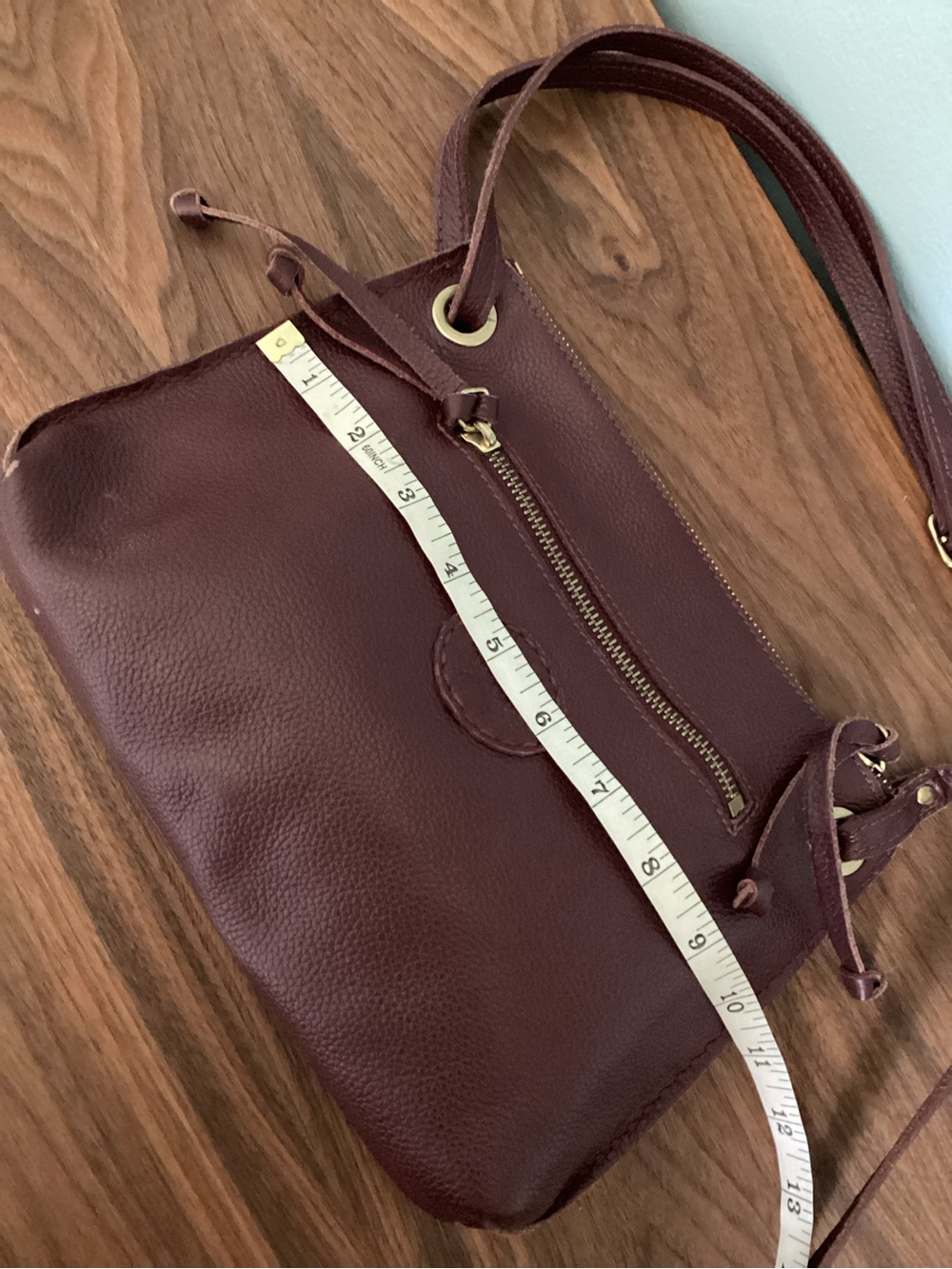 Roots Edie Bag Cervino Leather Dark Burgundy - Picture 5 of 9